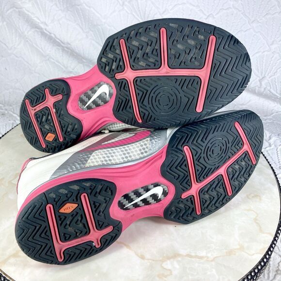 Nike Lunar Speed 3 Tennis Sneakers Sz 7.5 White Silver Athletic Workout Shoes - Picture 11 of 12